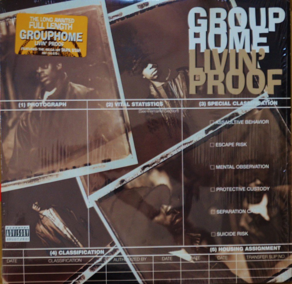 GROUP HOME / LIVIN' PROOF (2LP) - HIP TANK RECORDS