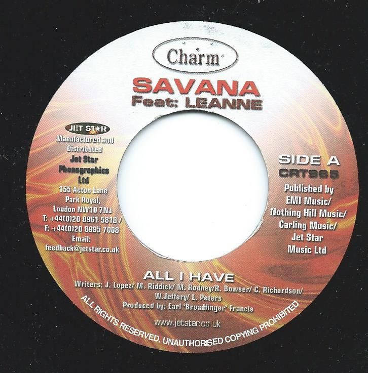 SAVANA / ALL I HAVE (7