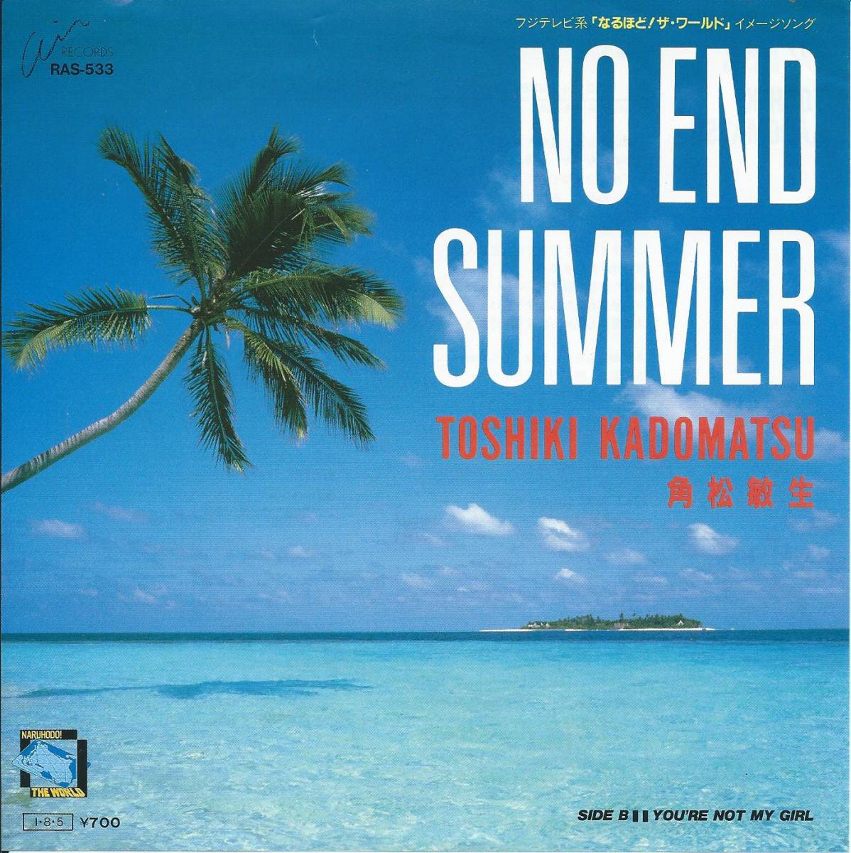 Ѿ TOSHIKI KADOMATSU / NO END SUMMER / YOU'RE NOT MY GIRL (7