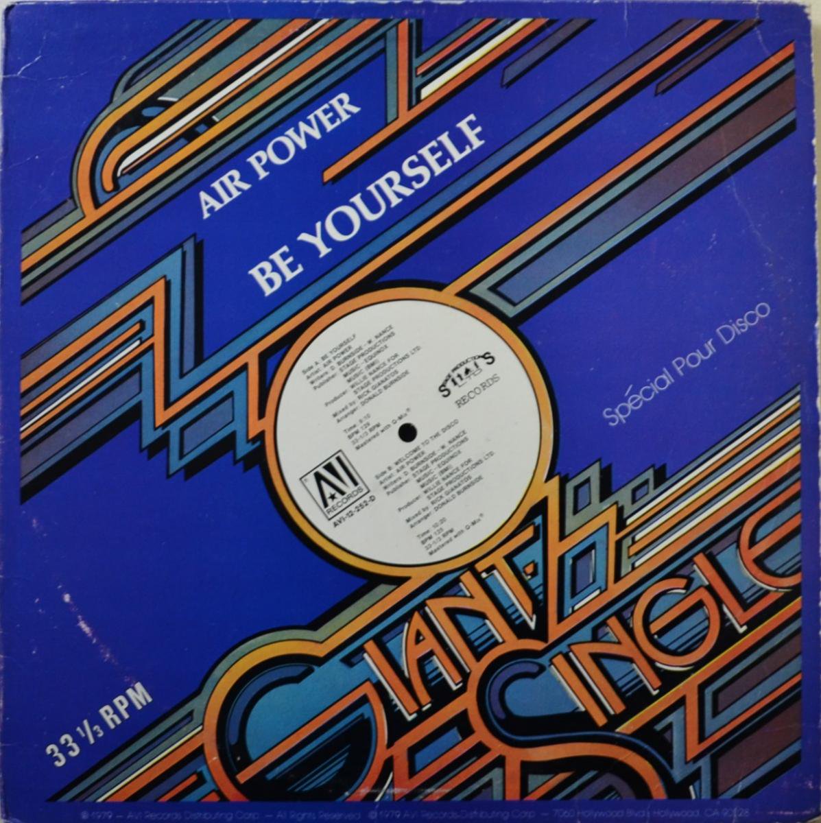 AIR POWER / BE YOURSELF / WELCOME TO THE DISCO (12