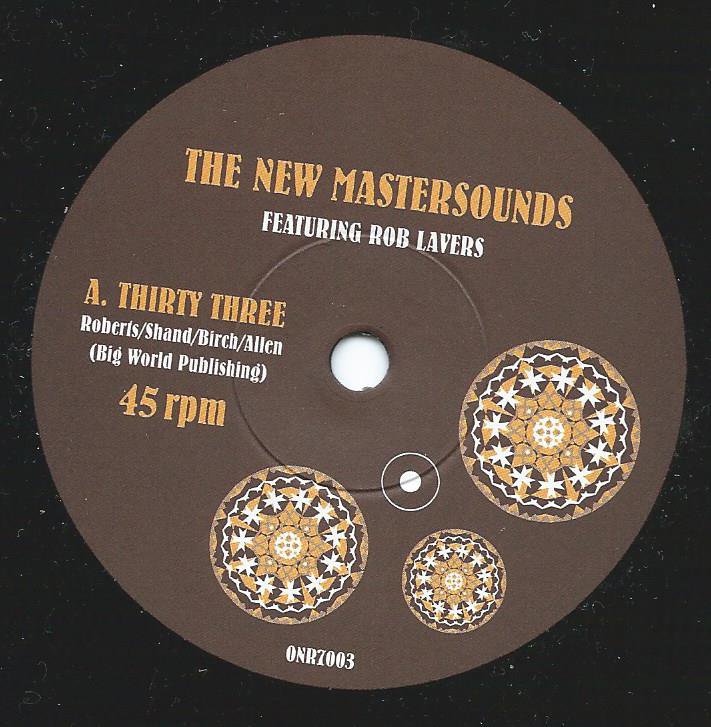 THE NEW MASTERSOUNDS / THIRTY THREE / TALK IS CHEAP (7