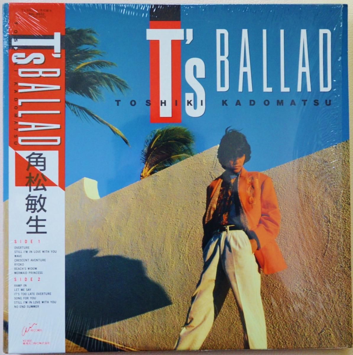 角松敏生 TOSHIKI KADOMATSU / T'S BALLAD (LP) - HIP TANK RECORDS