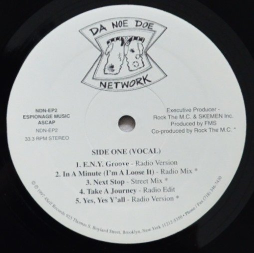 DA NOE DOE NETWORK / E.N.Y. GROOVE / ONCE UPON A TIME (UNTITLED) (12