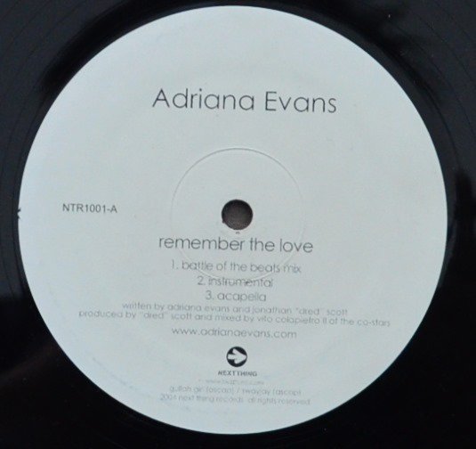 ADRIANA EVANS / REMEMBER THE LOVE (12