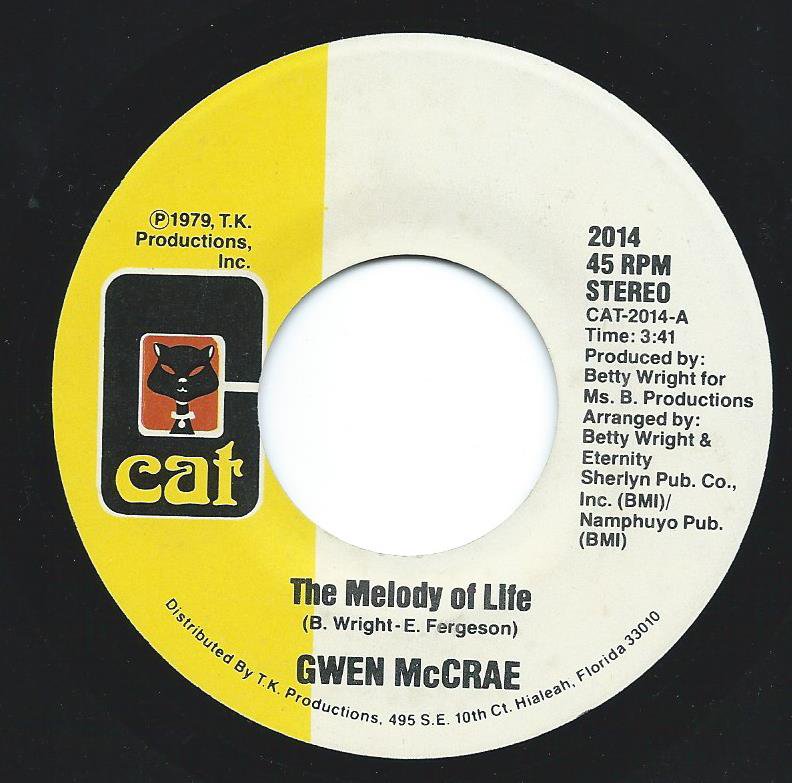 GWEN MCCRAE / THE MELODY OF LIFE / THE JOY (7