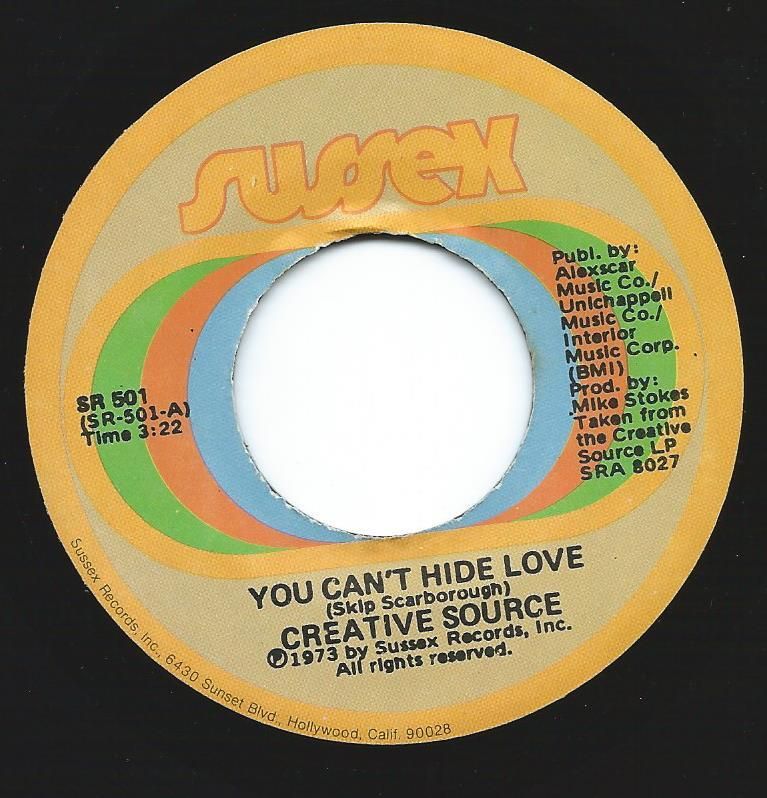 CREATIVE SOURCE / YOU CAN'T HIDE LOVE / LOVESVILLE (7