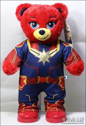 【BUILD-A-BEAR（USA）】『キャプテン・マーベル／Captain Marvel』 [並行輸入品] - 覆面MANIA WEB SHOP