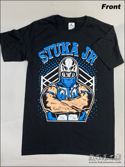 CMLL】ストゥーカJr. Tシャツ ブラック A - 覆面MANIA WEB SHOP