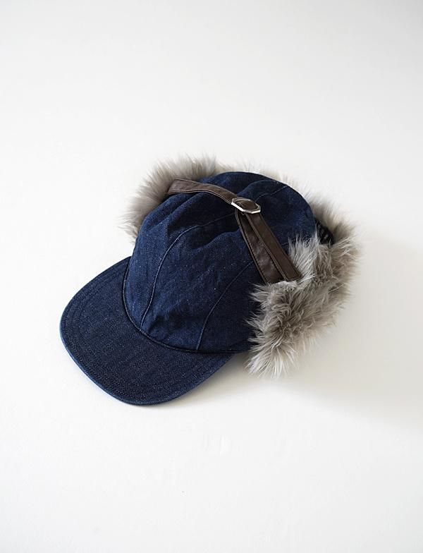 KAPITAL - 11.5ozデニム ランドリーハンターCAP - BLUE NEON
