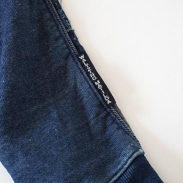 KAPITAL - IDG裏毛×BORO 2TONE BIGスウェット - BLUE NEON