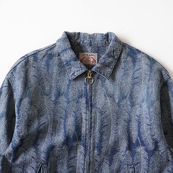 KAPITAL - 12ozマグパイデニム ドリズラーJKT - BLUE NEON