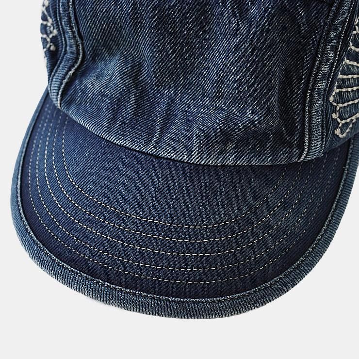 KAPITAL 10ozIDG×IDGデニム　キャンプCAP（風呂敷刺繍） Kapital 10ozIDG×IDGデニム キャンプCAP（風呂敷刺繍）