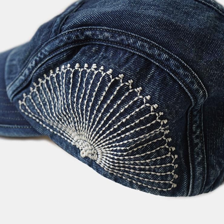 KAPITAL 10ozIDG×IDGデニム　キャンプCAP（風呂敷刺繍） Kapital 10ozIDG×IDGデニム キャンプCAP（風呂敷刺繍）