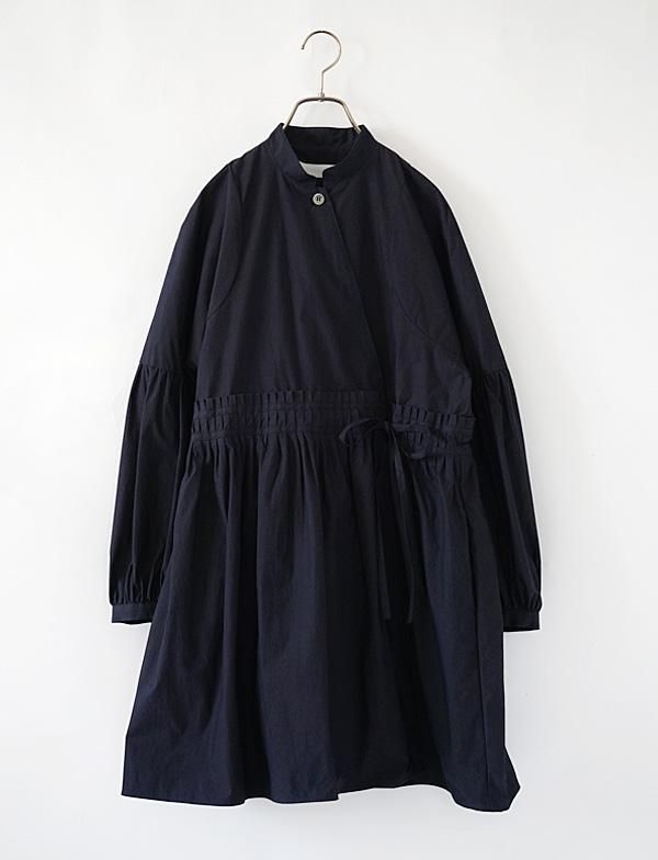 ASEEDONCLOUD - Shepherd shirt coat / Indigo nylon cloth