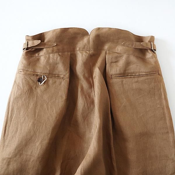 Gurank - Gurkha pant linen - BLUE NEON