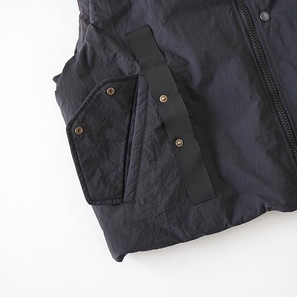 で*そ様 Gurank Padded vest ブラック グランク ベスト 中綿 Gurank Padded vest ブラック グランク ベスト 中綿