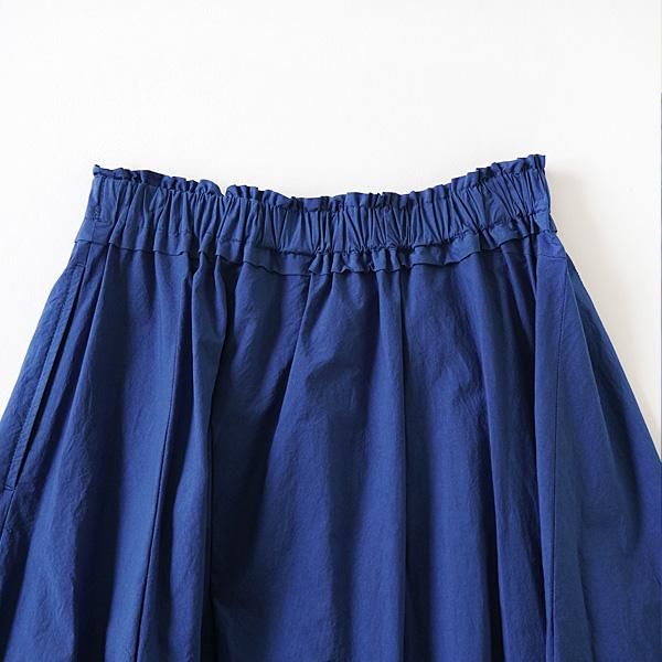 FACTORY - 綿 近江晒 チューリップスカート - BLUE NEON