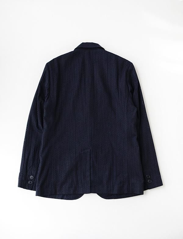 COMME des GARCONS HOMME DEUX◇ジャケット/M/--/BLU/ストライプ