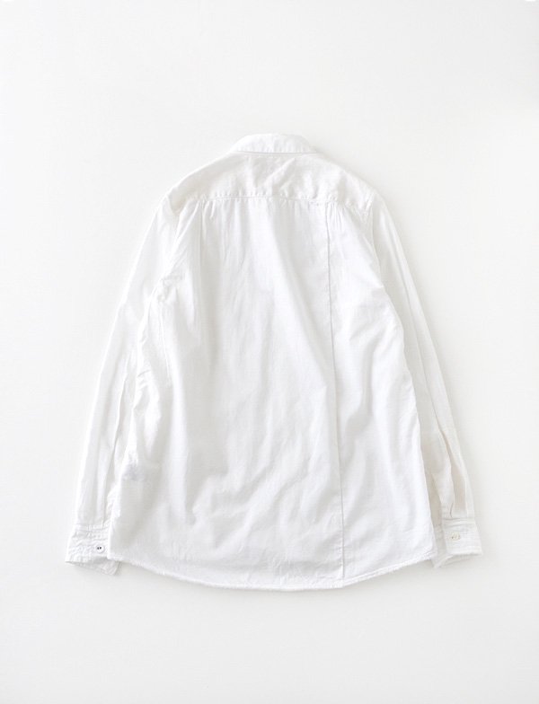 KAPITAL - 綿×リネン ホワイトパッチカトマンズシャツ - BLUE NEON
