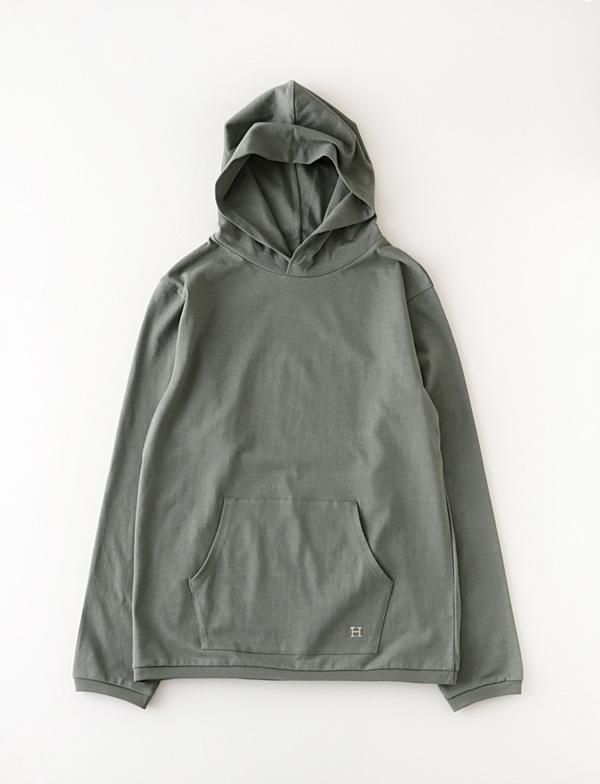 Hエンブロイダリー ナローリブパーカ オリーブ　Mサイズ　新品未使用 HOLLYWOOD RANCH MARKET - Hエンブロイダリー ナローリブパーカ - BLUE