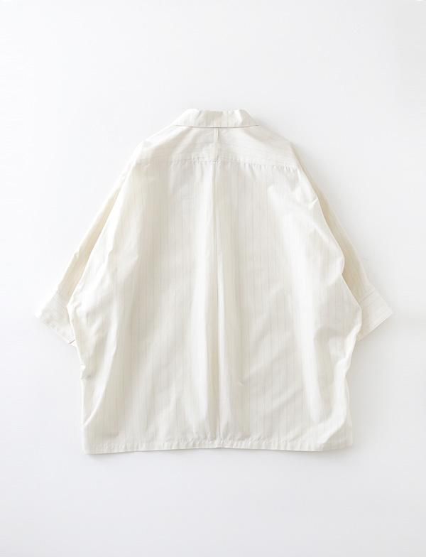 Needles◆24ss/sailor shirt/FADE BLUE/長袖ブラウス/2/--/BLU/ストライプ/OT1534 Needles】L/S Uネック ポリ メッシュ ロンT 長袖 すぐ届く 黒