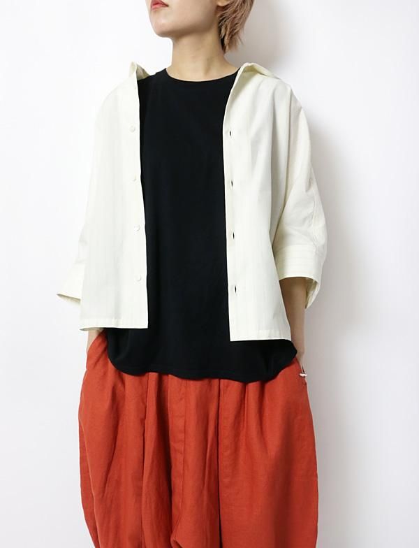 Needles◆24ss/sailor shirt/FADE BLUE/長袖ブラウス/2/--/BLU/ストライプ/OT1534 Needles(ニードルズ) / 24ss/sailor shirt/FADE BLUE/長袖