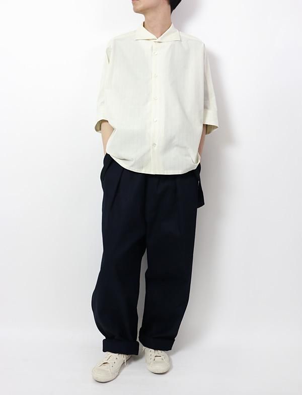 Needles◆24ss/sailor shirt/FADE BLUE/長袖ブラウス/2/--/BLU/ストライプ/OT1534 Needles(ニードルズ) / 24ss/sailor shirt/FADE BLUE/長袖