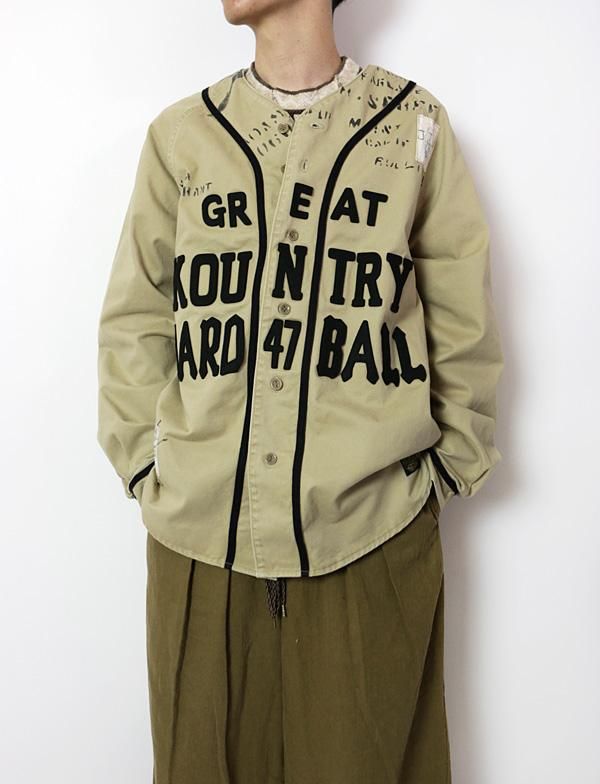 33,713円KAPITAL GREAT KOUNTRY ダメージドベースボールロングスリーブ