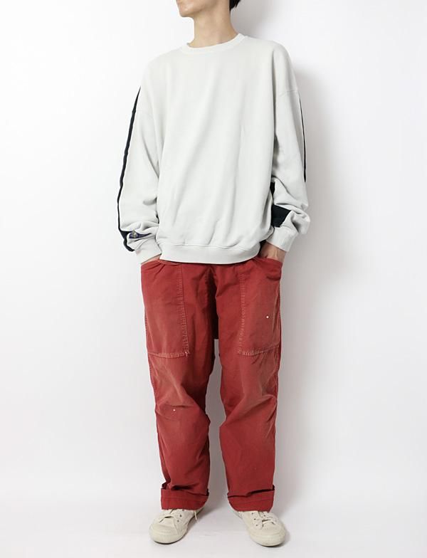 信頼】 KAPITAL 裏起毛 2TONE BIG BONE ボーン スウェット スウェット 