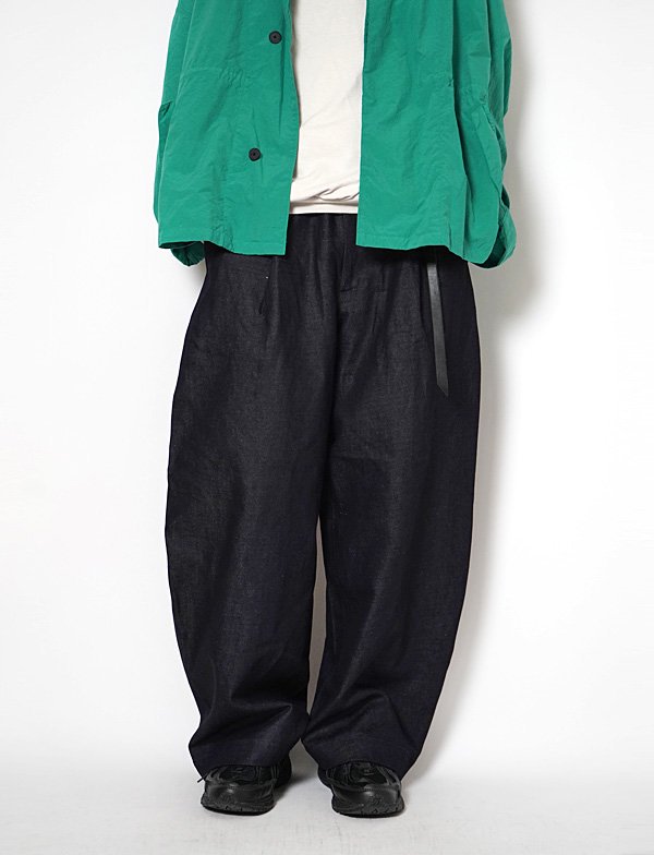 ASEEDONCLOUD - HW wide trousers / Denim - BLUE NEON