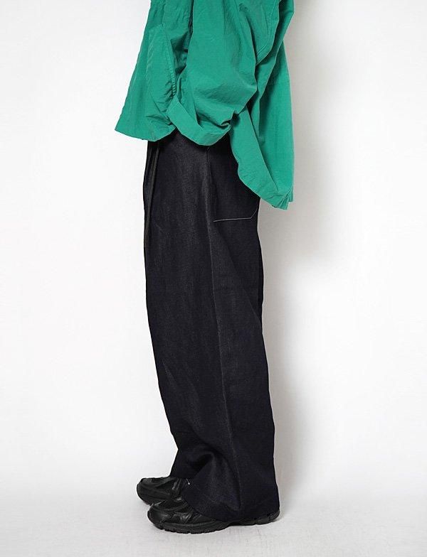 パンツ ASEEDONCLOUD HW wide trousers Denim XS ASEEDONCLOUD HW wide trousers - CL denim / Indigo