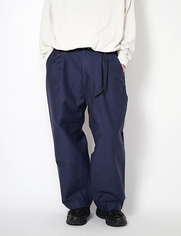 Gurank - Moleskin work trousers - BLUE NEON