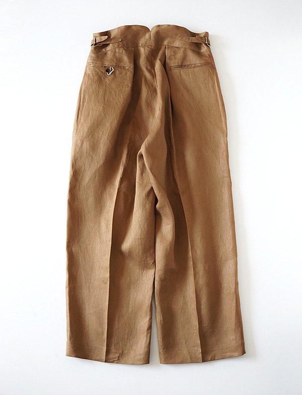 激安超特価 最大80%オフ  Gurkha - Gurank pant NEON BLUE - linen パンツ