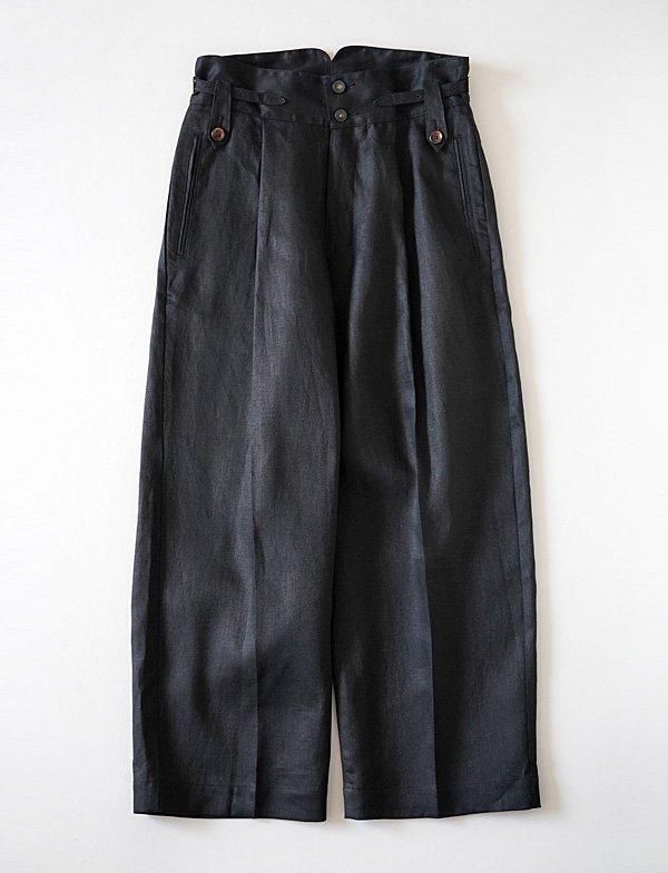 Gurank - Gurkha pant linen - BLUE NEON