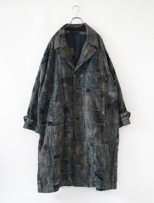 【美品】KAPITAL キャピタル インディゴ 移ろい染め ナイロンコート KAPITAL（キャピタル） - BLUE NEON