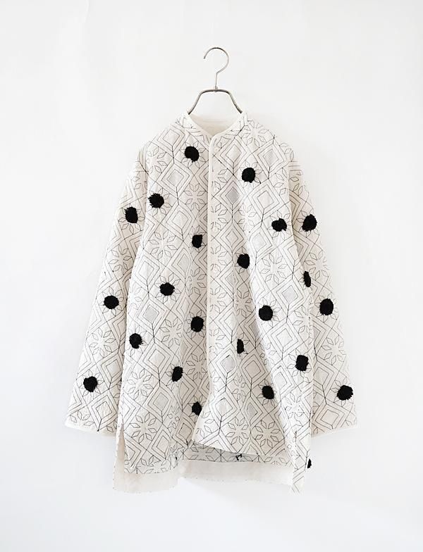 ASEEDONCLOUD - gardener shirt jacket / blooming cloth - BLUE