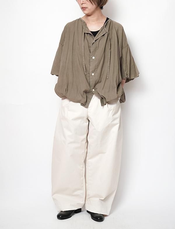 ばんちょう ASEEDONCLOUD - HW wide trousers / bizenichigo - BLUE NEON