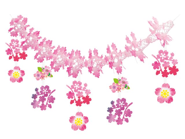 春の装飾＜桜＞ - 【通販】季節の店舗装飾品なら「デコマルシェ」～かわいい店内装飾がいっぱい～