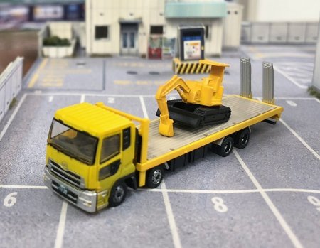 新品開封】 トラックコレクション 第１２弾 重機運搬車 （油圧ショベル