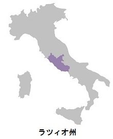 イタリアの地図ラツィオ州