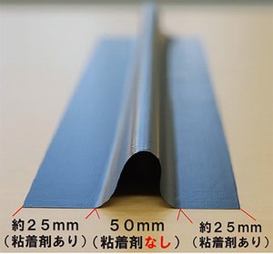 養生テープ 仮設コード固定用テープ 100mm幅×20m巻（18巻/ケース）黒