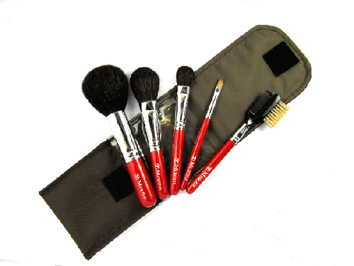 新品純正品 熊野筆　メイクブラシ　5点セット メイク道具/化粧小物