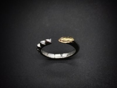 silly essence/studs maria ring/silver/brass