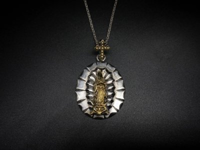  silly essence/exican maria pendant/silver/brass