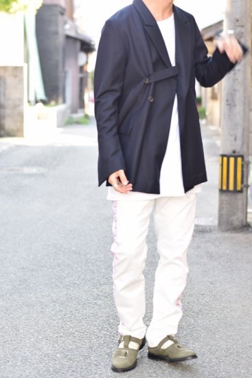 WHEIR BOBSON(17AW)/ウェアボブソン/Track Suit Pants white - IDIOME