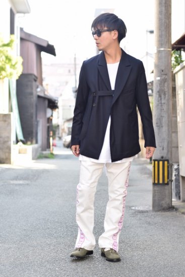 WHEIR BOBSON(17AW)/ウェアボブソン/Track Suit Pants white - IDIOME