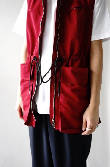 prasthanaSS/プラスターナ/adaptation vest red   IDIOME   ONLINE