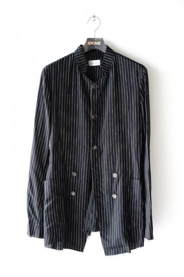 【F.C.R.B.】STAND COLLAR STRIPE JACKET