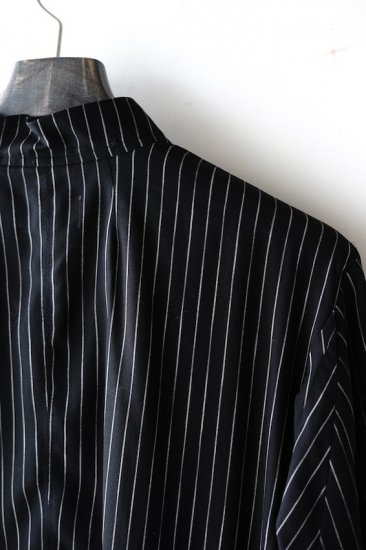 BED J.W. FORD(20SS)/ベッドフォード/stand collar stripe jacket bk - IDIOME | ONLINE  SHOP 熊本のセレクトショップ