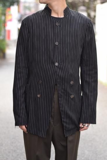 BED J.W. FORD(20SS)/ベッドフォード/stand collar stripe jacket bk - IDIOME | ONLINE  SHOP 熊本のセレクトショップ